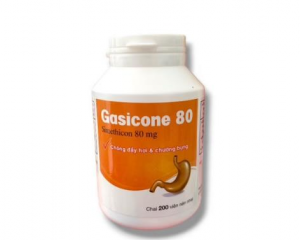 Gasicone Simethicon 80mg Usp (C/200v)