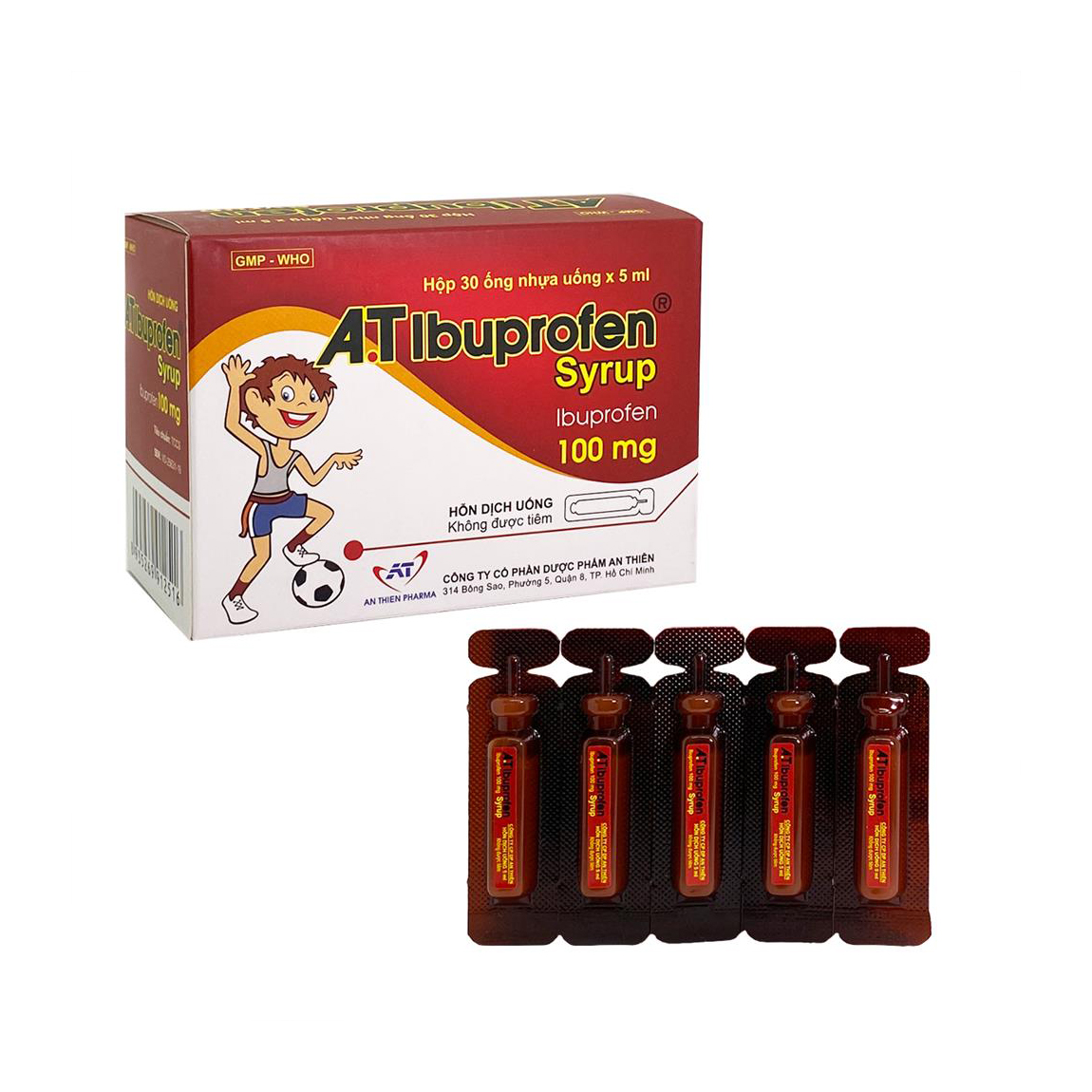 Thuốc Hạ Sốt Ibuprofen 100mg/5ml Dạng Siro: Lựa Chọn Tối Ưu Cho Trẻ Em và Người Lớn