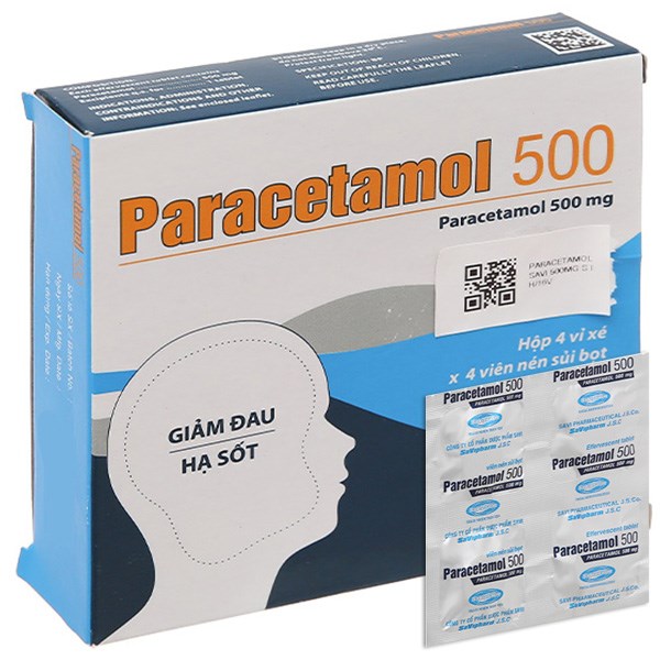 Công dụng của Paracetamol 500mg dạng viên sủi